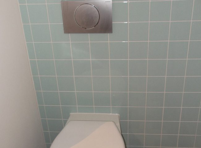 Tegelwerk toilet villa Admiraal-Stoute