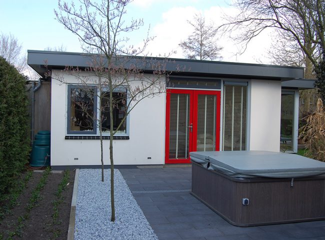 woning en tuin